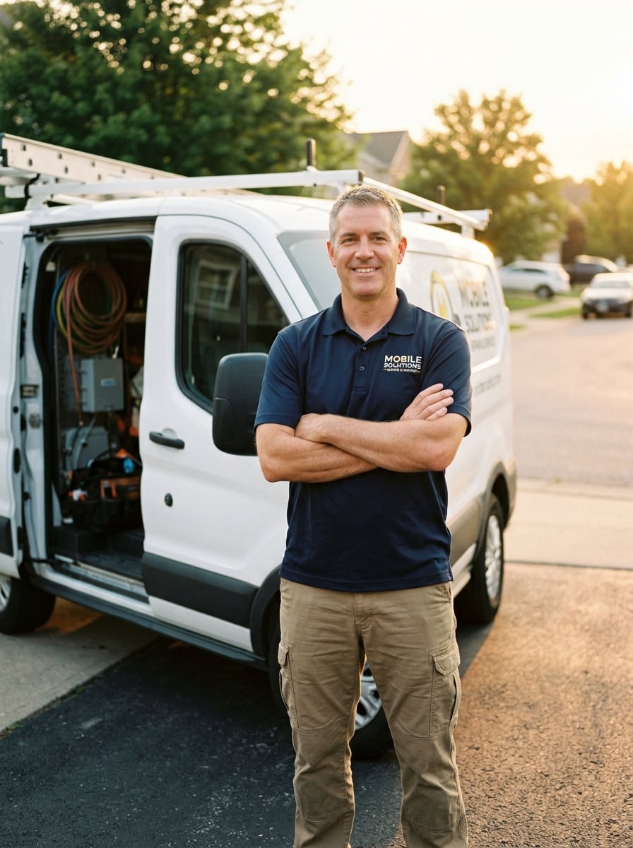 Professional mobile EV charging business operator